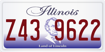 IL license plate Z439622
