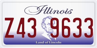 IL license plate Z439633
