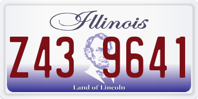 IL license plate Z439641