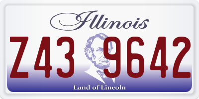 IL license plate Z439642