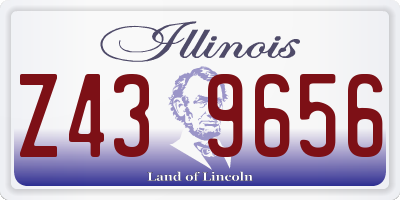 IL license plate Z439656