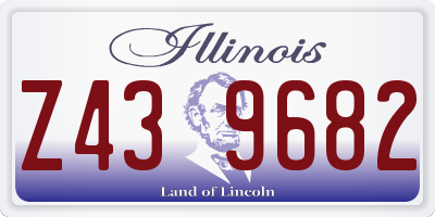IL license plate Z439682
