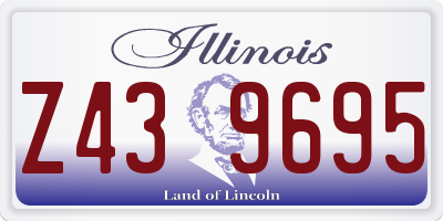IL license plate Z439695