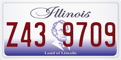 IL license plate Z439709