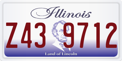 IL license plate Z439712