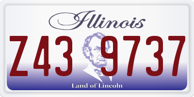 IL license plate Z439737