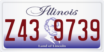 IL license plate Z439739