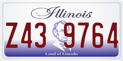 IL license plate Z439764