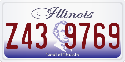 IL license plate Z439769