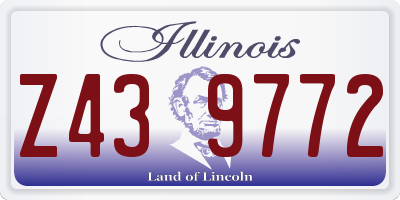 IL license plate Z439772