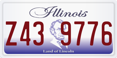 IL license plate Z439776