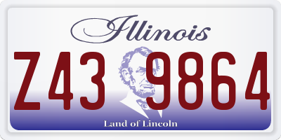 IL license plate Z439864