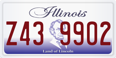 IL license plate Z439902