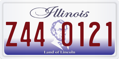 IL license plate Z440121