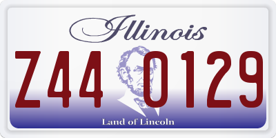 IL license plate Z440129