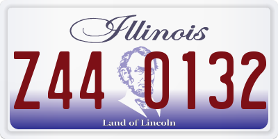 IL license plate Z440132