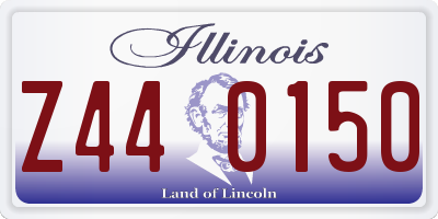 IL license plate Z440150