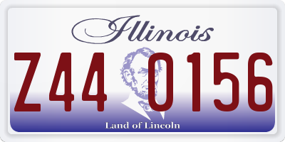 IL license plate Z440156