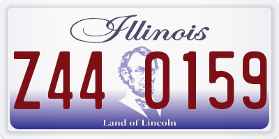IL license plate Z440159