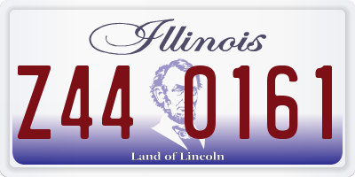 IL license plate Z440161