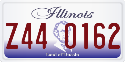 IL license plate Z440162