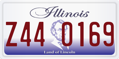 IL license plate Z440169