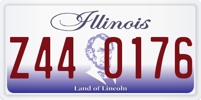 IL license plate Z440176