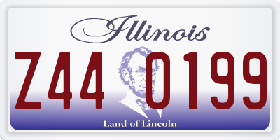 IL license plate Z440199