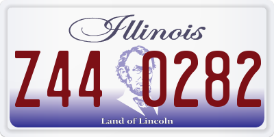 IL license plate Z440282