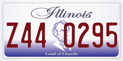 IL license plate Z440295
