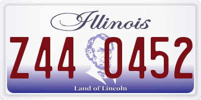 IL license plate Z440452