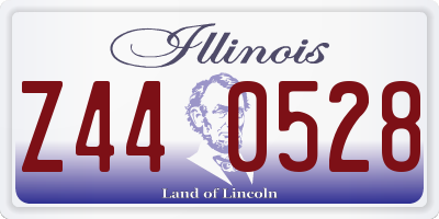 IL license plate Z440528
