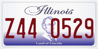 IL license plate Z440529