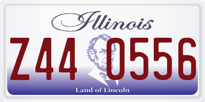 IL license plate Z440556
