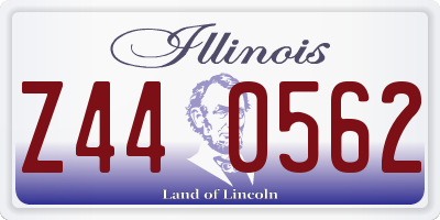 IL license plate Z440562