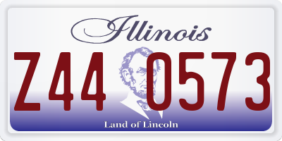 IL license plate Z440573