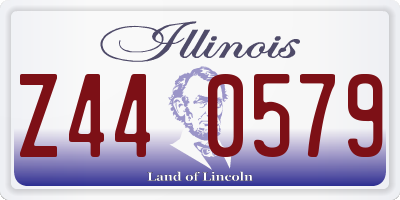 IL license plate Z440579