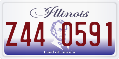 IL license plate Z440591