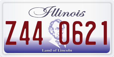 IL license plate Z440621