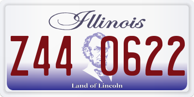 IL license plate Z440622
