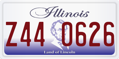 IL license plate Z440626