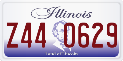 IL license plate Z440629