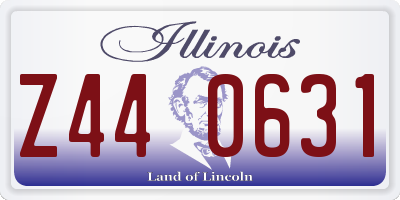 IL license plate Z440631