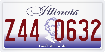 IL license plate Z440632