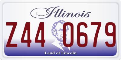 IL license plate Z440679