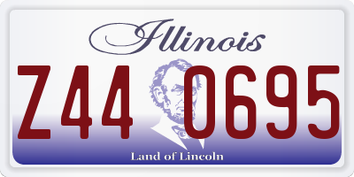 IL license plate Z440695