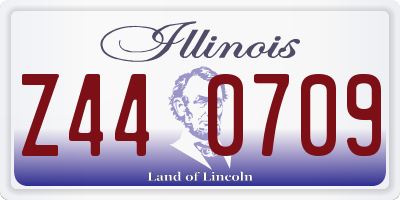 IL license plate Z440709