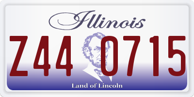 IL license plate Z440715