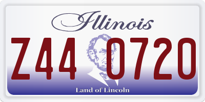 IL license plate Z440720