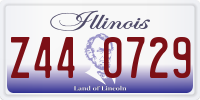 IL license plate Z440729